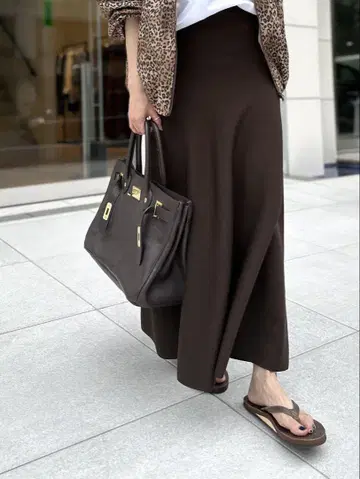 L'Appartement Flare Skirt 플레어 스커트 브라운