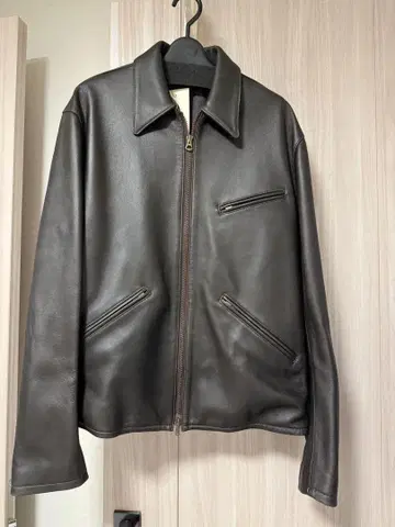 LIDNM VINTAGE WASHED LEATHER ZIP