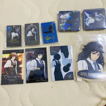 귀멸의 칼날 ufotable 기유 목테일 바 로토 복권 글리터 캔뱃지