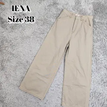 IENA 치노 팬츠 와이드 팬츠 신치 벨트 하이웨스트 일본제