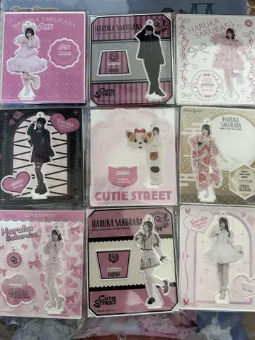 CUTIE STREET 사쿠라바 하루카 아크릴 스탠드 묶음 판매