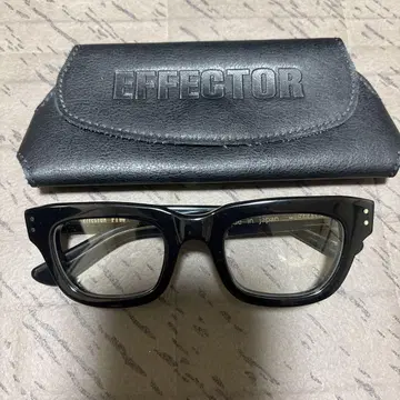 EFFECTOR MUNAKATA 블랙 안경 케이스 포함
