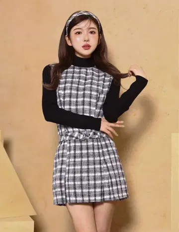 이번 주 처분 Darich 트위드 미니 원피스 BK