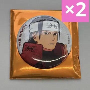 센쥬 하시라마 캔뱃지 2개 세트 NARUTO 베이스 야드 도쿄