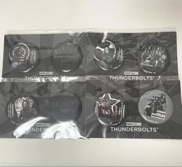 MARVEL 썬더볼츠 복권 캔뱃지