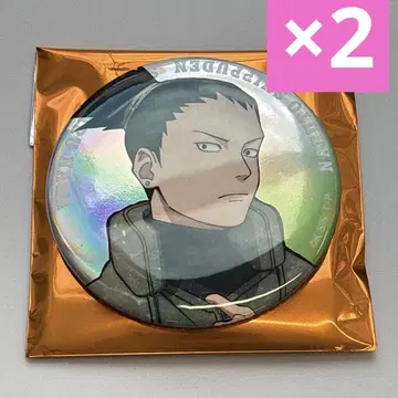 시카마루 빅 캔뱃지 캔뱃지 2개 NARUTO 베이스야드 도쿄