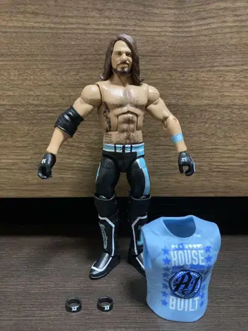 WWE 피규어 AJ 스타일즈 프로레슬링 마텔 엘리트 신일본