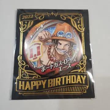 ONEPIECE 생일 캔뱃지 에이스