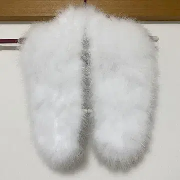 [ 새상품급 ] 화이트 퍼 장식 숄 성인식 조이풀에리 기모노