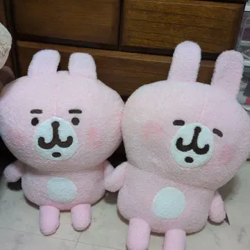 카나헤이의 작은 동물 핑크 토끼 약 50cm