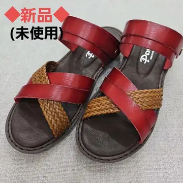 [새상품] 크로스 스트랩 샌들 (미사용) L 사이즈