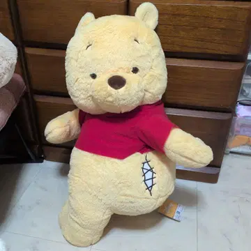 곰돌이 푸 돌아보는 엉덩이 초초 BIG 봉제 인형 약 70cm