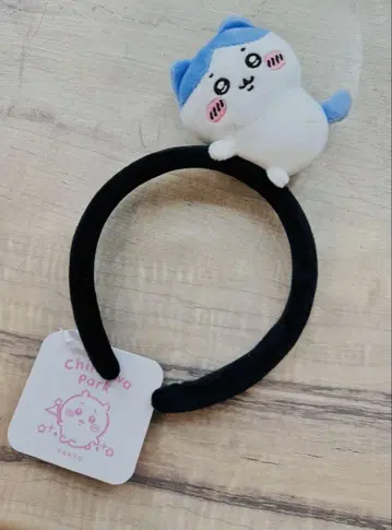 치이카와 파크 봉제 인형 머리띠 하치와레