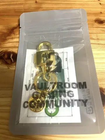 vaultroom PADLOCK KEY HANGER / GOLD