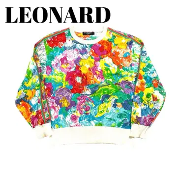 LEONARD 레오나르 꽃무늬 긴팔 트레이닝복 멀티 컬러