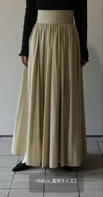 CLANE CLANE WIDE BELT FLARE SKIRT 2