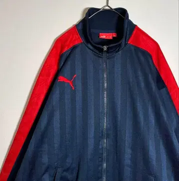 PUMA 푸마 자수 로고 백 프린트 트랙 자켓