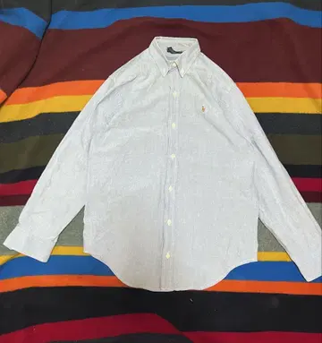 90년대 Ralph Lauren 긴팔 셔츠 사이즈 라이트 블루