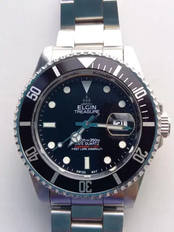 ELGIN TREASURE 쿼츠 시계 350m 방수