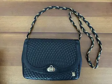 BALLY 발리 블랙 퀼팅 숄더백 체인 숄더