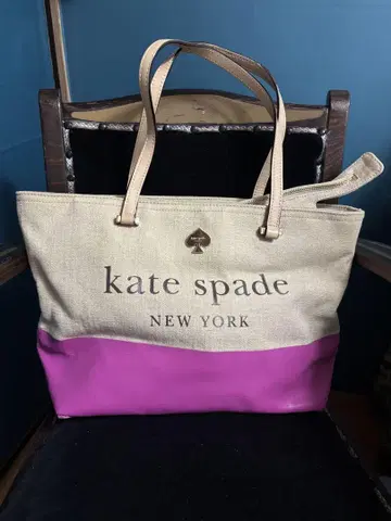 kate spade 베이지 핑크 토트백