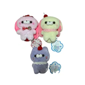 쑥떡 섰지 씨 처진 토끼 씨, 고양이 씨 봉제 인형
