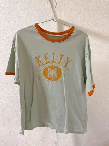9월 3일까지 KELTY 반팔 T셔츠 민트 그린/오렌지
