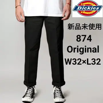 미사용 새상품 디키즈 874 워크 팬츠 W32 x L32 블랙 BK