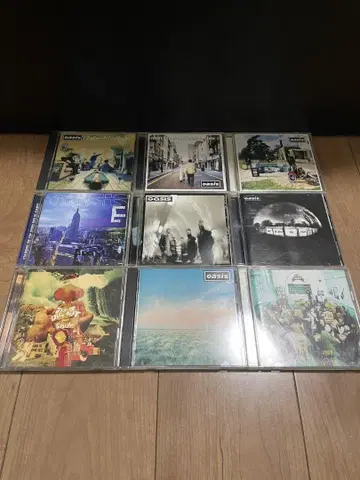 오아시스 CD 앨범 세트 묶음 판매 일본 국내반