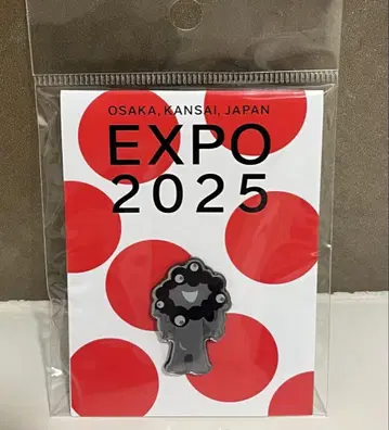 EXPO 2025 핀 배지 akuaku 블랙 엑스포