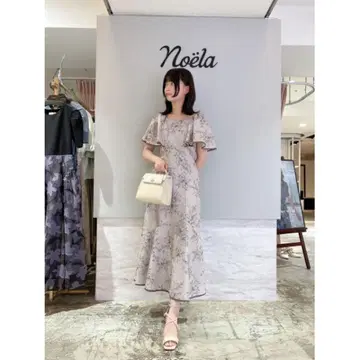 Noela 꽃무늬 원피스 베이지