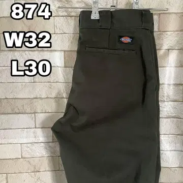 디키즈 874 워크 팬츠 자수 그린 32 x 30