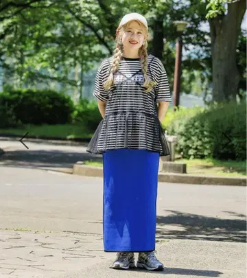 렙심 [ 유키는 기획 ] 리버서블 내로우 스커트
