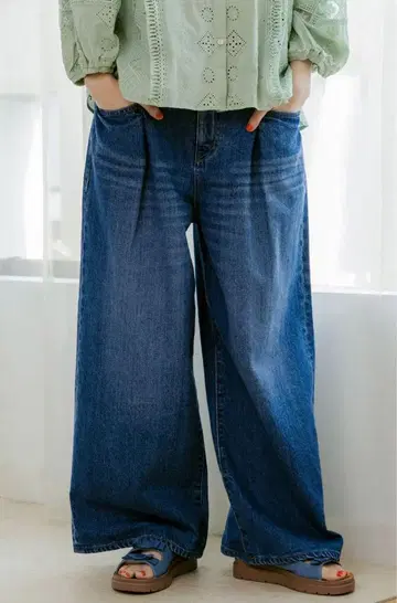 niko and - SWITCH WIDE DENIM M 사이즈