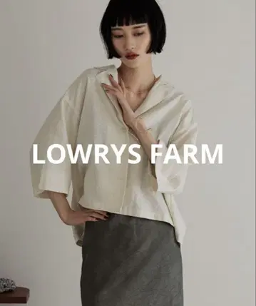 LOWRYS FARM 노르망디 숏 셔츠 아이보리