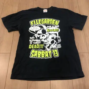 ELLEGARDEN 엘르가든 SABBAT13 콜라보 티셔츠 M