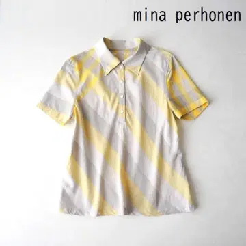 mina perhonen 미나 페르호넨 candy 반팔 블라우스