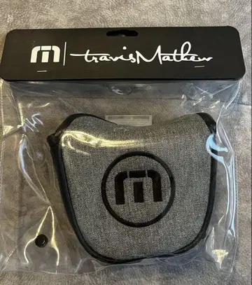 새상품 travisMathew 퍼터용 골프헤드커버 그레이