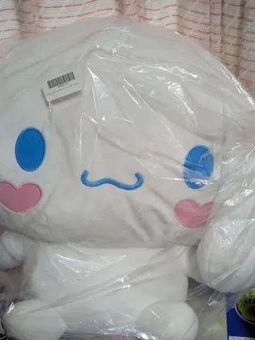 시나모롤 슈퍼 라지 봉제 인형 시나모롤
