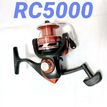 스피닝 릴 RC5000 레드 낚시 피싱 릴 푸른 물고기