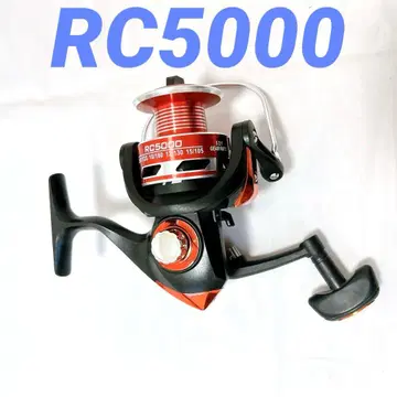 스피닝 릴 RC5000 레드 낚시 피싱 릴 푸른 물고기