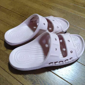 Crocs 핑크 슬라이드 샌들 2.0