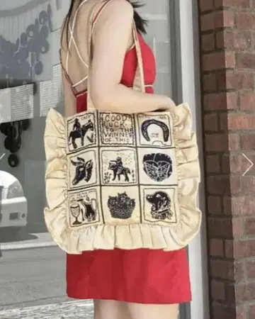 HEY! Mrs ROSE Handkerchief BAG 베이지