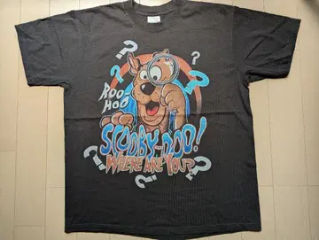 Scooby-Doo 스쿠비 두 티셔츠 백 프린트 90년대