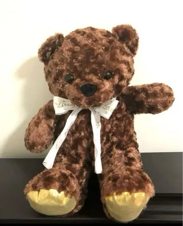 Lovely Rose 브라운 리본 포함 봉제 인형