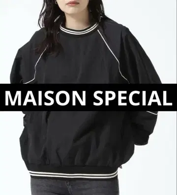 MAISON SPECIAL Color Piping Nylon TOP