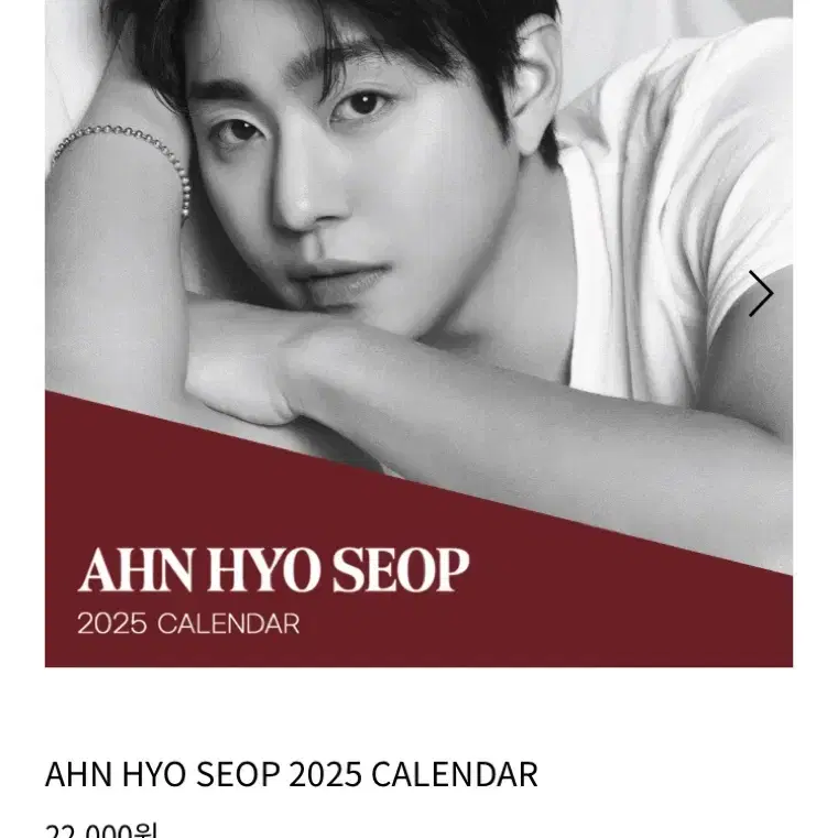 Ahn Hyoseop 2025 Calendar on Bunjang Global Site.