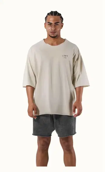 LYFT CUT-OFF VINTAGE EXTRA 빅 티셔츠