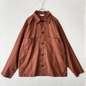 JOURNAL STANDARD / 브라운 커버올 포켓 부착 린넨