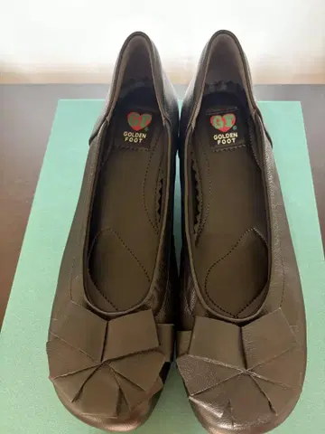 골든풋 GOLDENFOOT 발레 펌프스 블랙 여성용 23.5cm